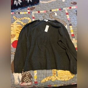 💥 5 for $15 - Reitmans Gray Crew Neck Pullover Sweater